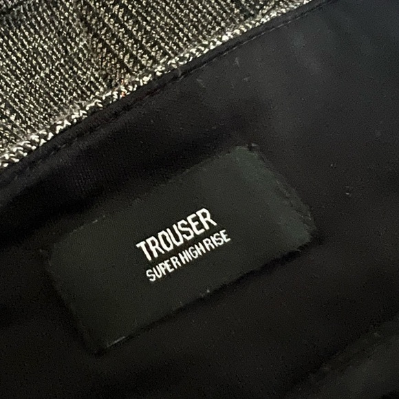 Express High Rise Plaid Metallic Trouser Dress Pants Size 12R - Picture 11 of 15